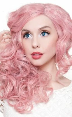 Rockstar Wigs Beauty Cosplay 22" Milkshake Pink Lace Front Wig