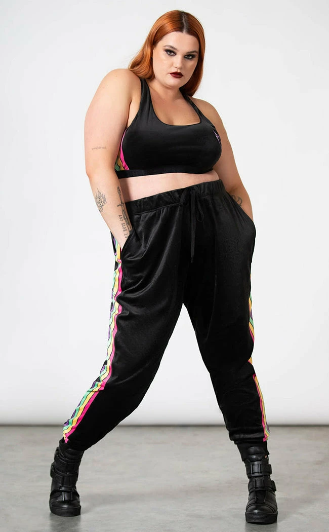 Killstar Coven Chill Velour Joggers Clothing 4 Killstar Coven Chill Velour Joggers Clothing