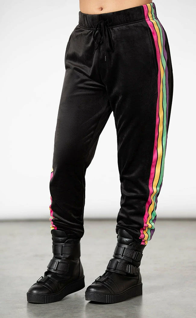 Killstar Coven Chill Velour Joggers Clothing 5 Killstar Coven Chill Velour Joggers Clothing
