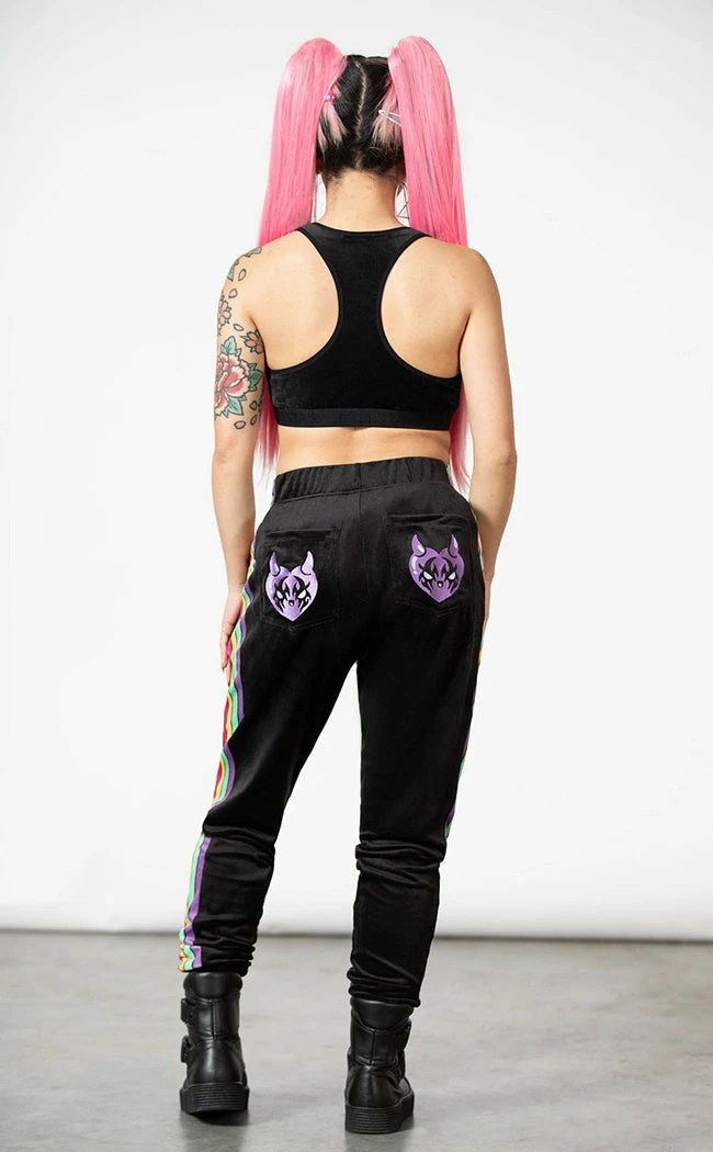 Killstar Coven Chill Velour Joggers Clothing 7 Killstar Coven Chill Velour Joggers Clothing