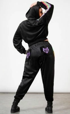 Killstar Coven Chill Velour Joggers Clothing 14 Killstar Coven Chill Velour Joggers Clothing