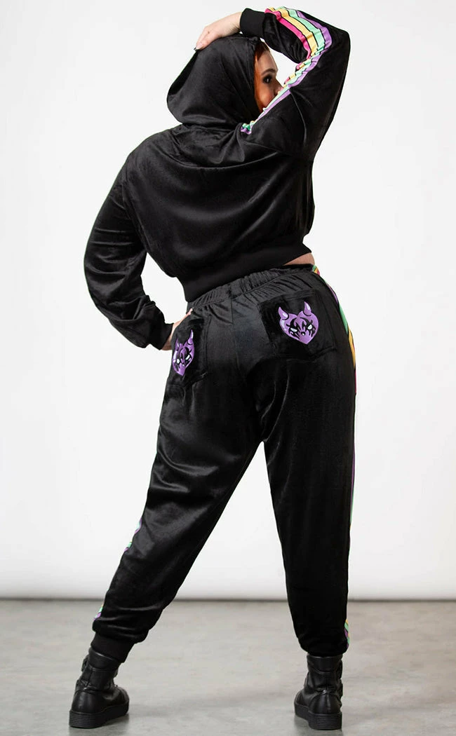 Killstar Coven Chill Velour Joggers Clothing 8 Killstar Coven Chill Velour Joggers Clothing
