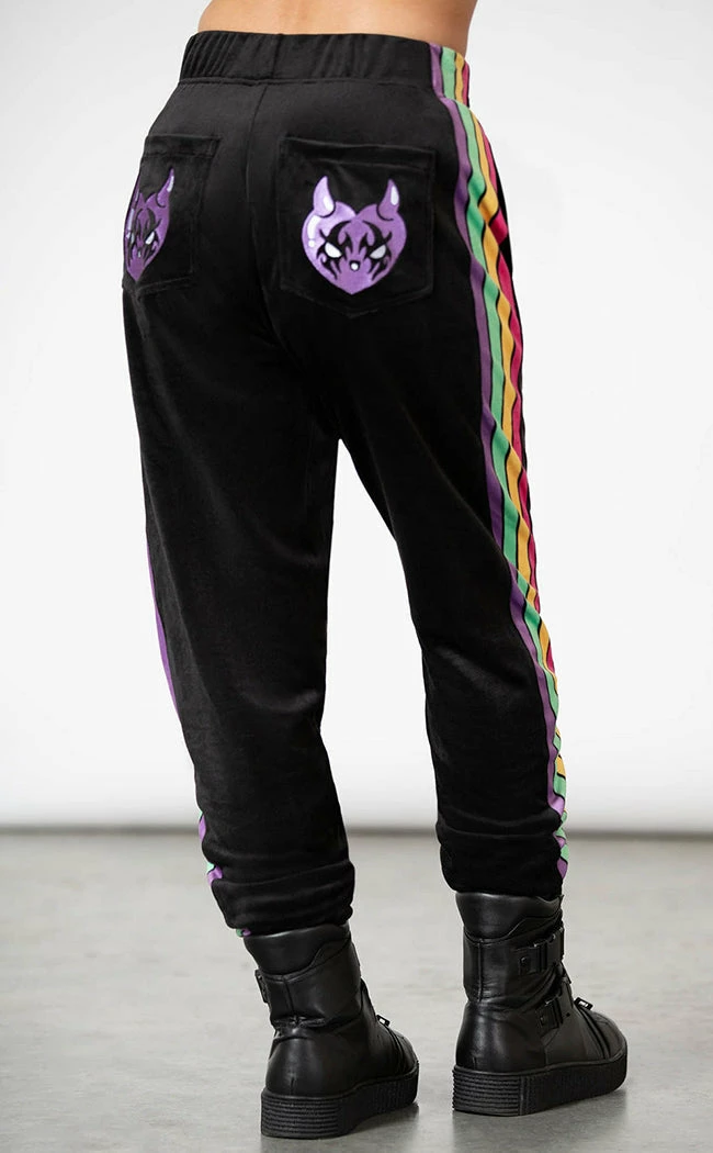Killstar Coven Chill Velour Joggers Clothing 9 Killstar Coven Chill Velour Joggers Clothing