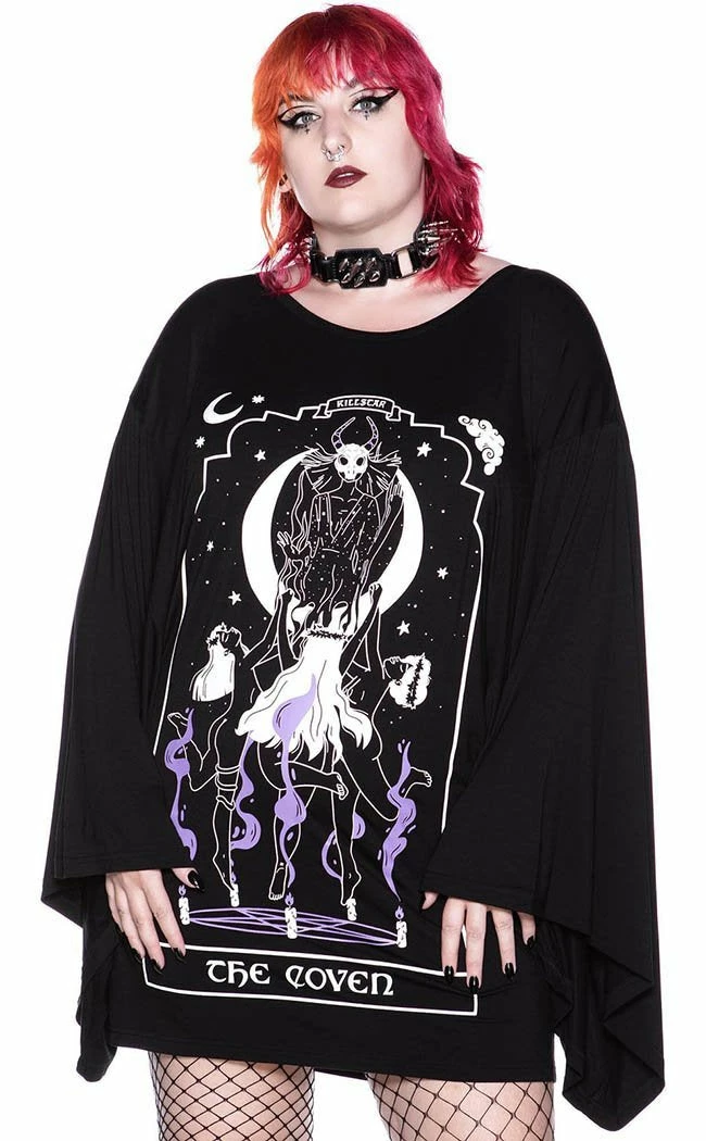 Killstar Coven Kimono Tunic Clothing 4 Killstar Coven Kimono Tunic Clothing