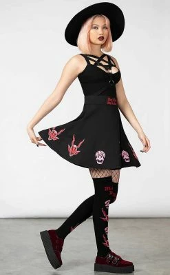 Killstar Covenant Skater Skirt