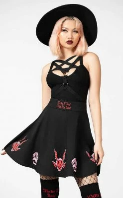 Killstar Covenant Skater Skirt