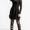 Killstar Clothing Crash Skater Dress | Black