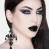 Killstar Crossed Desire Earrings | Black Accessories