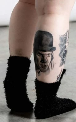 Killstar Clothing Cry Wolf Cosy Socks