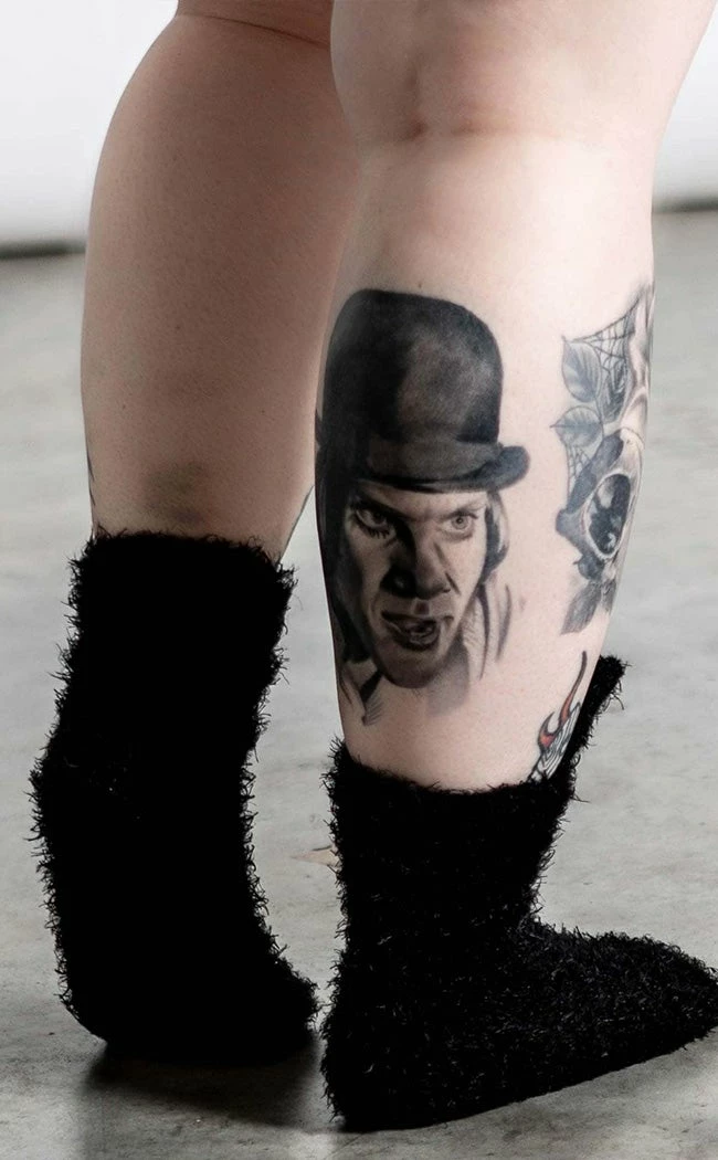 Killstar Clothing Cry Wolf Cosy Socks 4 Killstar Clothing Cry Wolf Cosy Socks