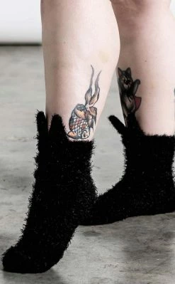 Killstar Clothing Cry Wolf Cosy Socks