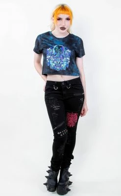 Drop Dead Gorgeous Crypt Keeper Crop Tee