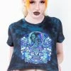 Drop Dead Gorgeous Crypt Keeper Crop Tee 1 Drop Dead Gorgeous Crypt Keeper Crop Tee
