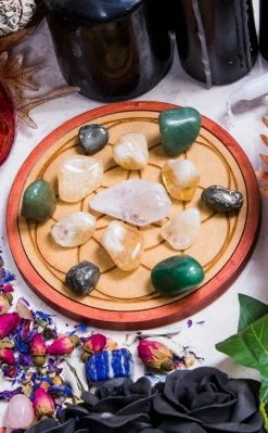 Crystals Crystal Grid For Prosperity Home Decor