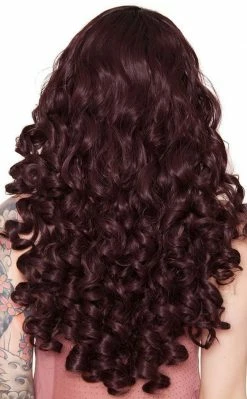 Rockstar Wigs Curly Dark Roots Black Rose Lace Front Wig