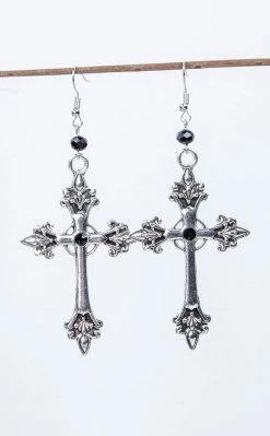 Gothic Jewellery Accessories Cursed Crusade Earrings