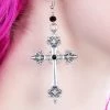 Gothic Jewellery Accessories Cursed Crusade Earrings