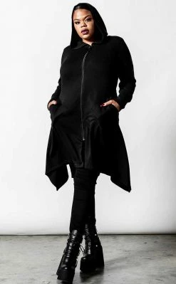 Killstar Curses Long Hoodie