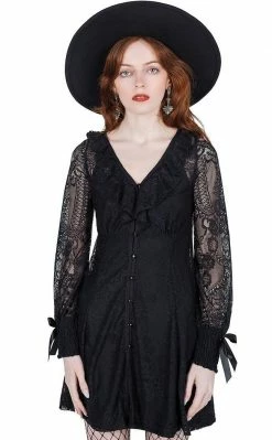 Killstar Cybele Lace Dress | Black