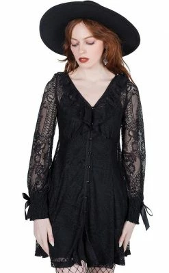 Killstar Cybele Lace Dress | Black