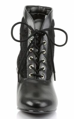 Funtasma DAME-05 Blk Pu-Lace Boots