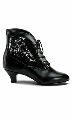 Funtasma DAME-05 Blk Pu-Lace Boots