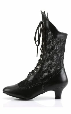 Funtasma DAME-115 Black Lace Boots