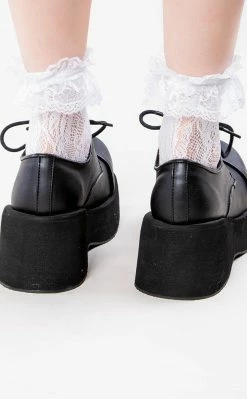 Demonia DANK-101 Chunky Black Shoes