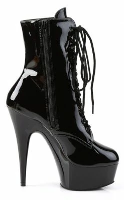 Pleaser DELIGHT-1020 Black Patent Ankle Boots (Au Stock)