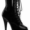 Pleaser DELIGHT-1020 Black Patent Ankle Boots (Au Stock) 1 Pleaser DELIGHT-1020 Black Patent Ankle Boots (Au Stock)