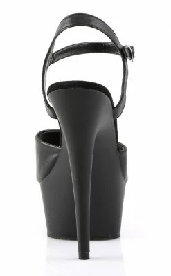 Pleaser Pole Shoes DELIGHT-609 Black Matte Heels
