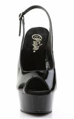Pleaser DELIGHT-654 Black Heels