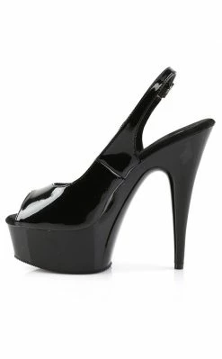 Pleaser DELIGHT-654 Black Heels