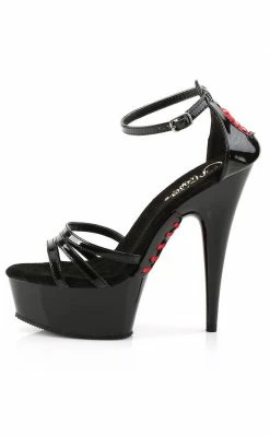 Pleaser DELIGHT-662 Black Heels