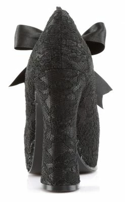 Demonia DEMON-11 Black Mary Jane Heels