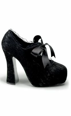 Demonia DEMON-11 Black Mary Jane Heels