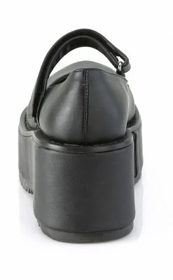 Demonia Shoes DOLLIE-01 Chunky Matte Black Mary Janes 10 Demonia Shoes DOLLIE-01 Chunky Matte Black Mary Janes