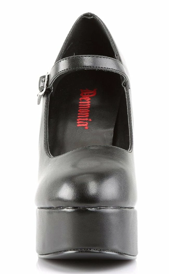 Demonia Shoes DOLLY-50 Black Mary Jane Heels (Au Stock) 4 Demonia Shoes DOLLY-50 Black Mary Jane Heels (Au Stock)