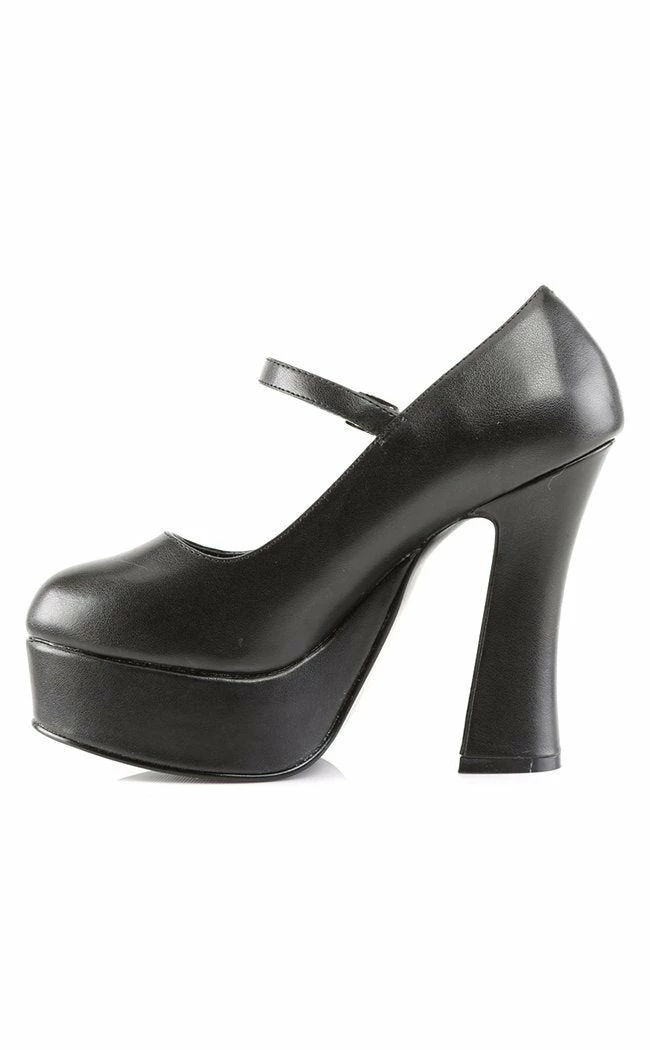 Demonia Shoes DOLLY-50 Black Mary Jane Heels (Au Stock) 5 Demonia Shoes DOLLY-50 Black Mary Jane Heels (Au Stock)