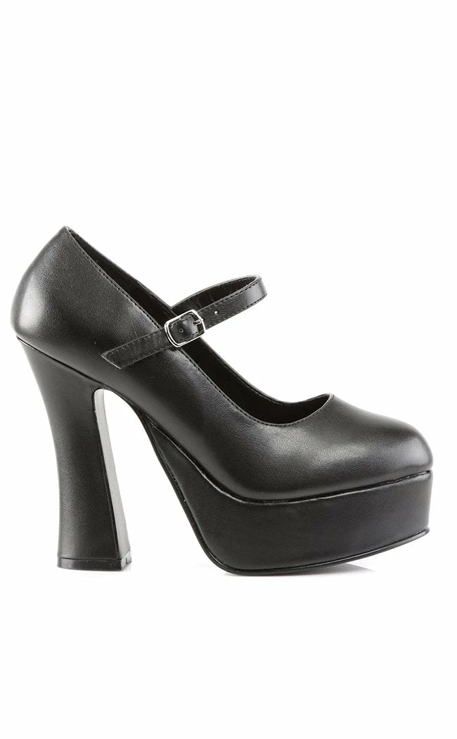 Demonia Shoes DOLLY-50 Black Mary Jane Heels (Au Stock) 7 Demonia Shoes DOLLY-50 Black Mary Jane Heels (Au Stock)