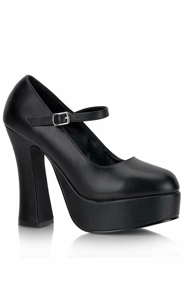 Demonia Shoes DOLLY-50 Black Mary Jane Heels (Au Stock) 3 Demonia Shoes DOLLY-50 Black Mary Jane Heels (Au Stock)