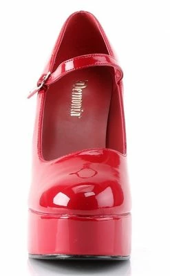 Demonia DOLLY-50 Red Patent Mary Jane Heels