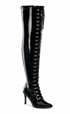 Funtasma DOMINATRIX-3024X Blk Pat Boots
