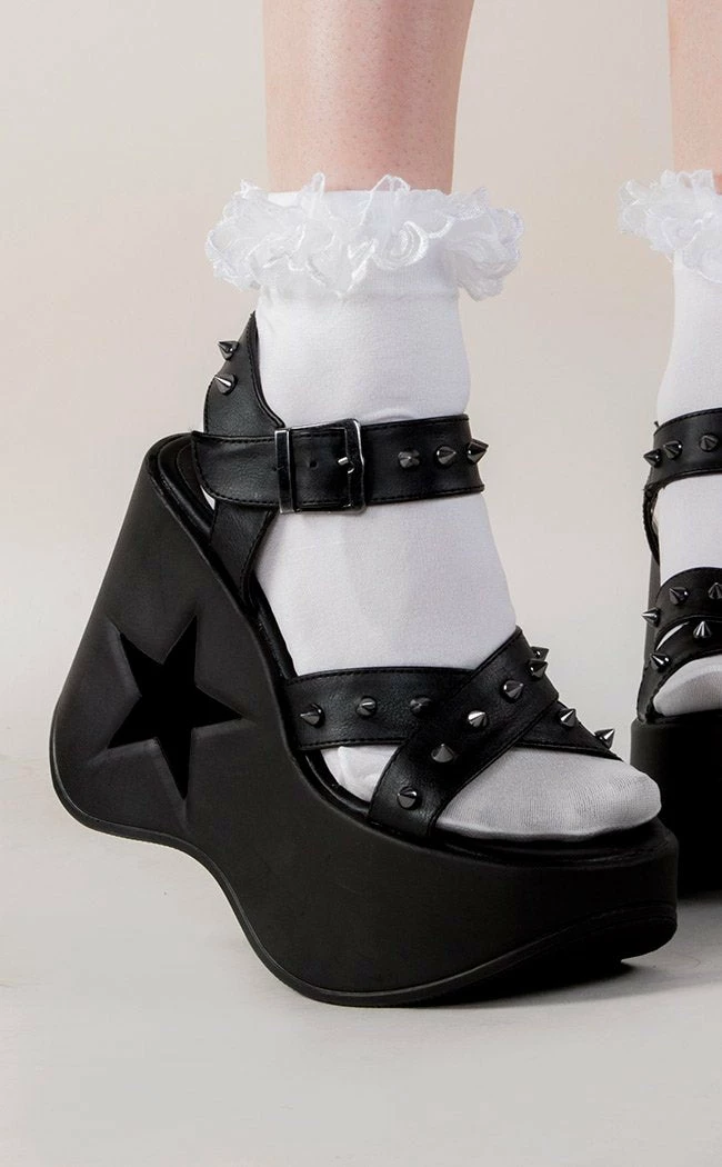 Demonia Shoes DYNAMITE-02 Black Wedge Heels (AU Stock) 3 Demonia Shoes DYNAMITE-02 Black Wedge Heels (AU Stock)