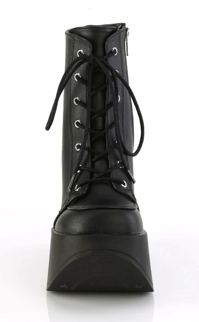 Demonia Shoes DYNAMITE-106 Black Matte Ankle Boots 4 Demonia Shoes DYNAMITE-106 Black Matte Ankle Boots