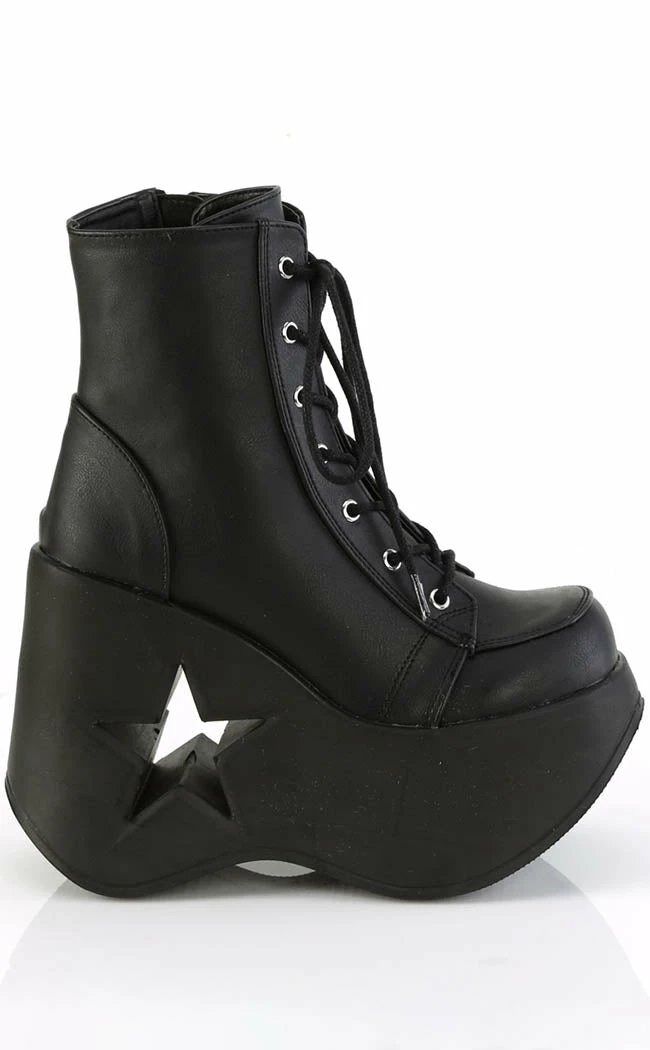 Demonia Shoes DYNAMITE-106 Black Matte Ankle Boots 7 Demonia Shoes DYNAMITE-106 Black Matte Ankle Boots
