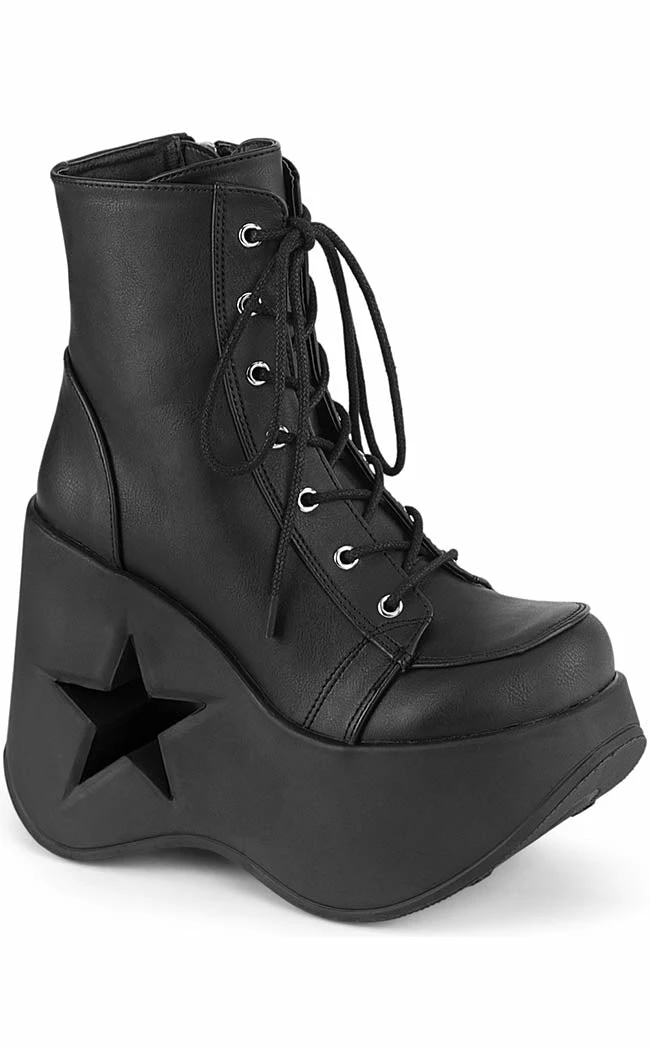 Demonia Shoes DYNAMITE-106 Black Matte Ankle Boots 3 Demonia Shoes DYNAMITE-106 Black Matte Ankle Boots