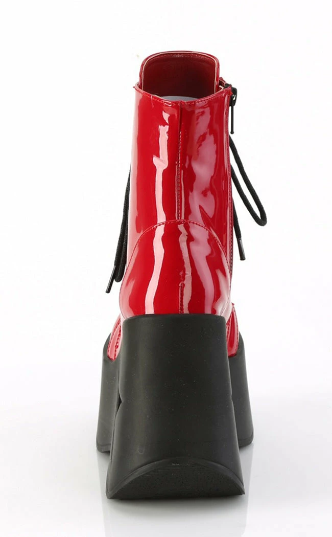 Demonia DYNAMITE-106 Red Patent Ankle Boots 6 Demonia DYNAMITE-106 Red Patent Ankle Boots