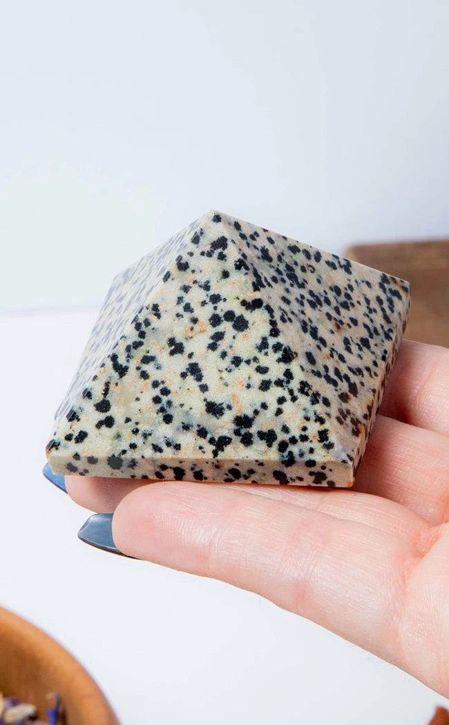 TB Dalmatian Jasper Pyramid 4 TB Dalmatian Jasper Pyramid