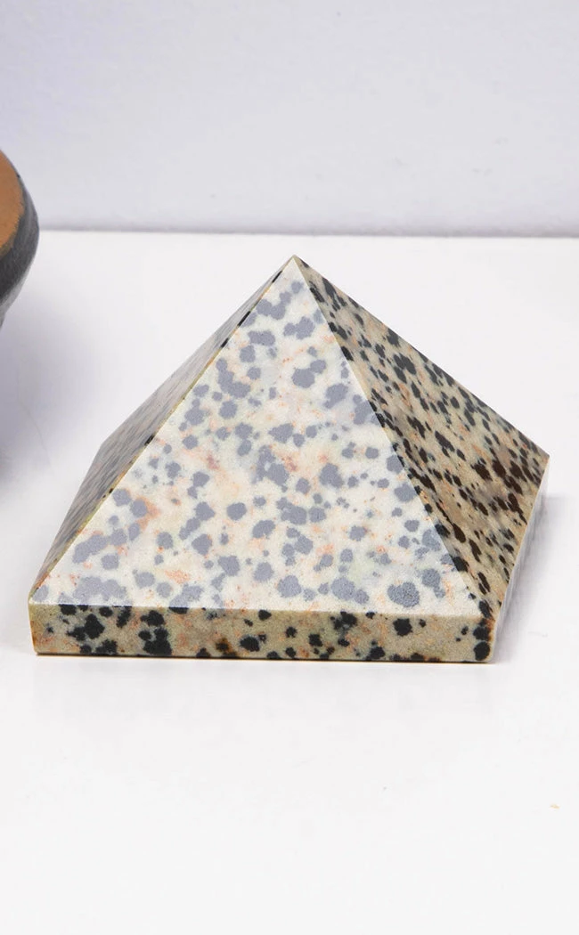 TB Dalmatian Jasper Pyramid 3 TB Dalmatian Jasper Pyramid